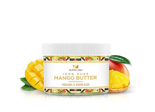 Handcrafted 100% Pure Mango Butter Traditional West African Blend | Crafted in Small Batches | Nutrient Rich Butter | 6 Ounce