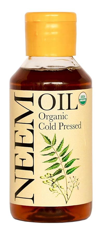 DAANA Neem Oil for Skin and Hair: Certified USDA Organic, Extra Virgin, Cold Pressed (4 oz)