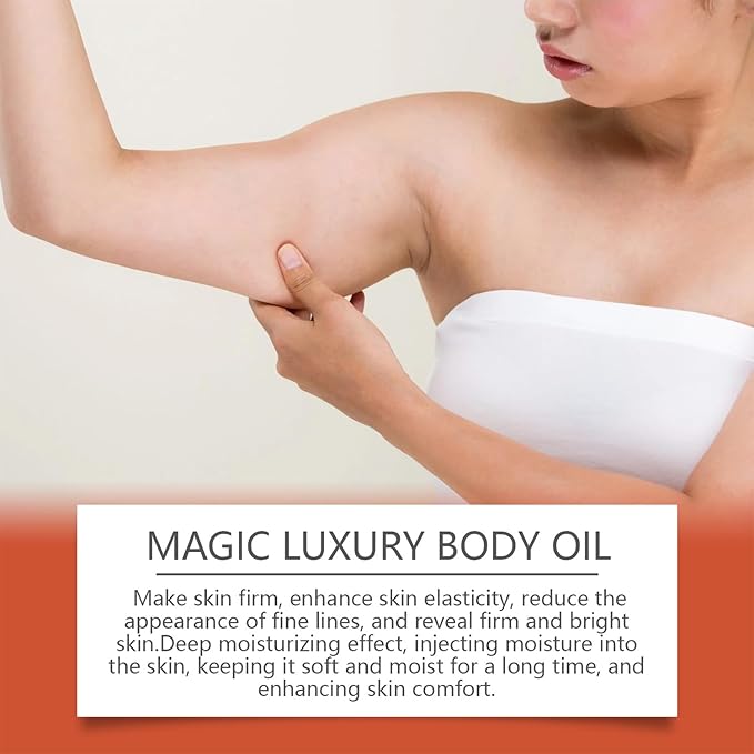 Magic Body Firming Oil,Magic Luxury Body Oil for Skin,Hydrating and Firming Body Oil for Full Body Use (2pcs)