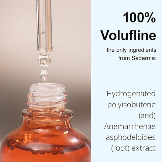Volufiline Serum 1.7 fl. oz. / 50 ml/Volufiline Oil for face, breast, butt, Skin Elasticity, 100% Genuine, France Sederma, Cosmetic Ingredient booster korean volifiline glass bottle