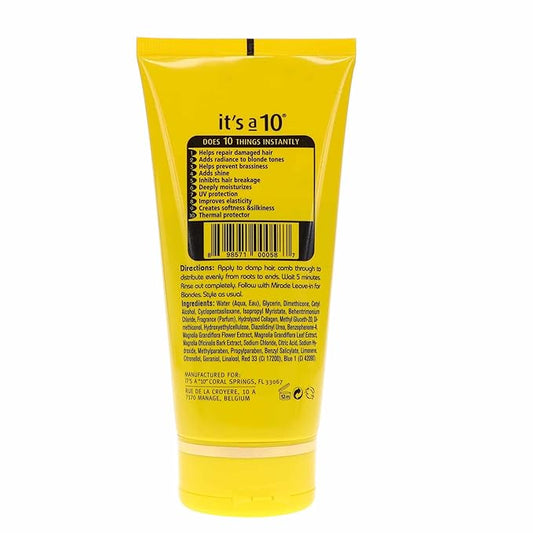 It's A 10 Miracle Five Minute Hair Repair Conditioner for Blondes, 5 Ounce