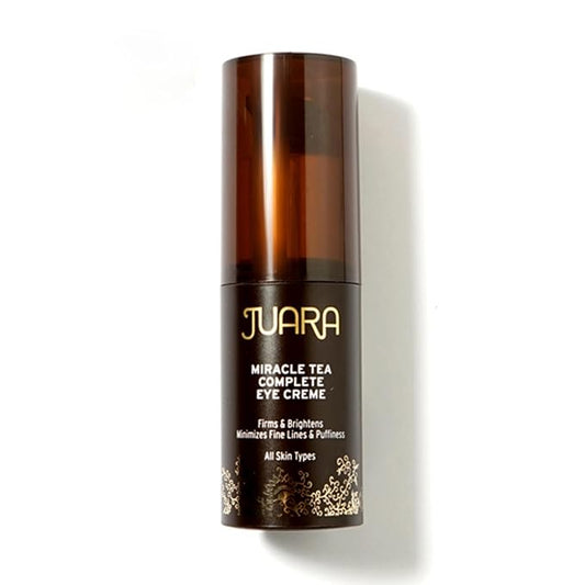 Juara Miracle Tea Complete Eye Creme | Nourish Dark Circles, Puffiness | Reduce Appearance of Fine Lines | Cruelty Free, Paraben & Sulfate Free, Vegetarian | 0.5 oz