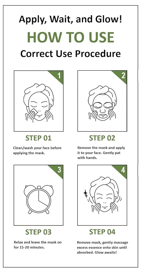 SkinSmart 360™ Moisturizing Facial Mask Sheets for Men & Women, Hydrate Dry Skin On-the-Go, Natural, Plant-Based Ingredients, Suitable for All Skin Types, Travel-Friendly (Variety Pack of 10 Sheets)