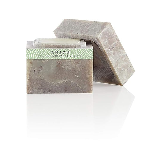 Zents Concreta Firming Repair Balm & Solid Parfum (Anjou Fragrance) | Moisturizing Shea Butter & Coconut Oil for Skin | 1.25 fl oz