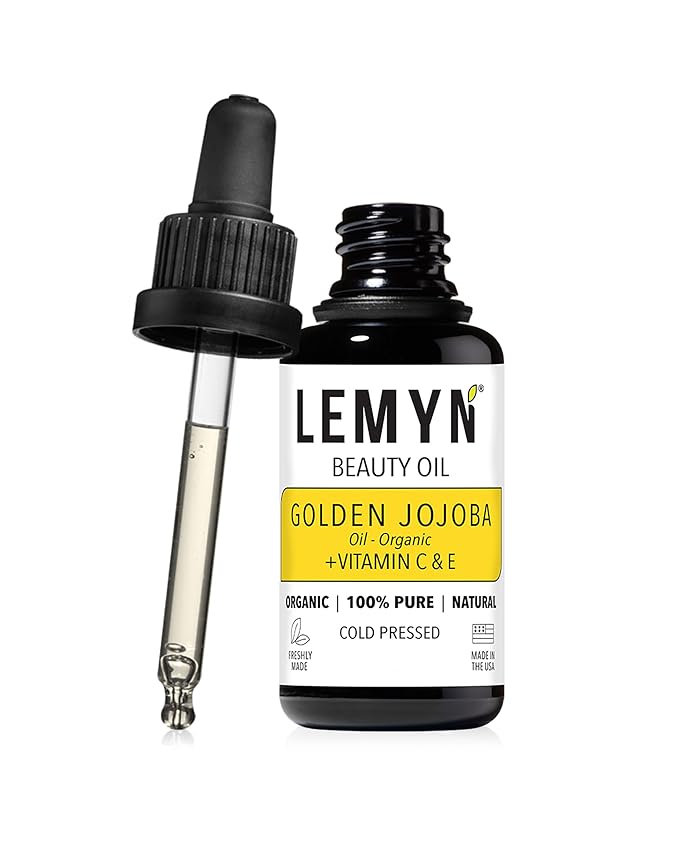 Golden Jojoba Oil | Supercharged with Clinically Proven THD Vitamin C | Freshly Made | Deep Hydration & Radiant Boost | Handcrafted Excellence from Santa Barbara
