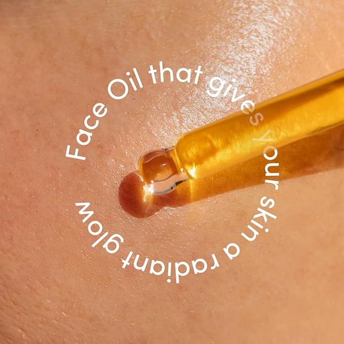 Face Oil - Hydrating Face Oil with Rich Nutrients and Antioxidants - All Skin Types, Vegan, Cruelty Free, Fragrance Free, 1 FL OZ