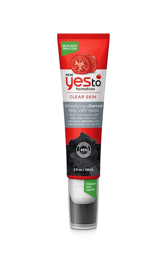 Yes To Tomatoes Detoxifying Charcoal Peel Off Face Mask, 2 Fl.Oz
