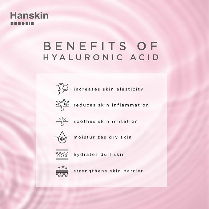 Hanskin Real Complexion Hyaluron Pink Capsule Serum with Vitamin B12, Intensive Moisture Deep Hydration, Hyaluronic Acid [50ml]