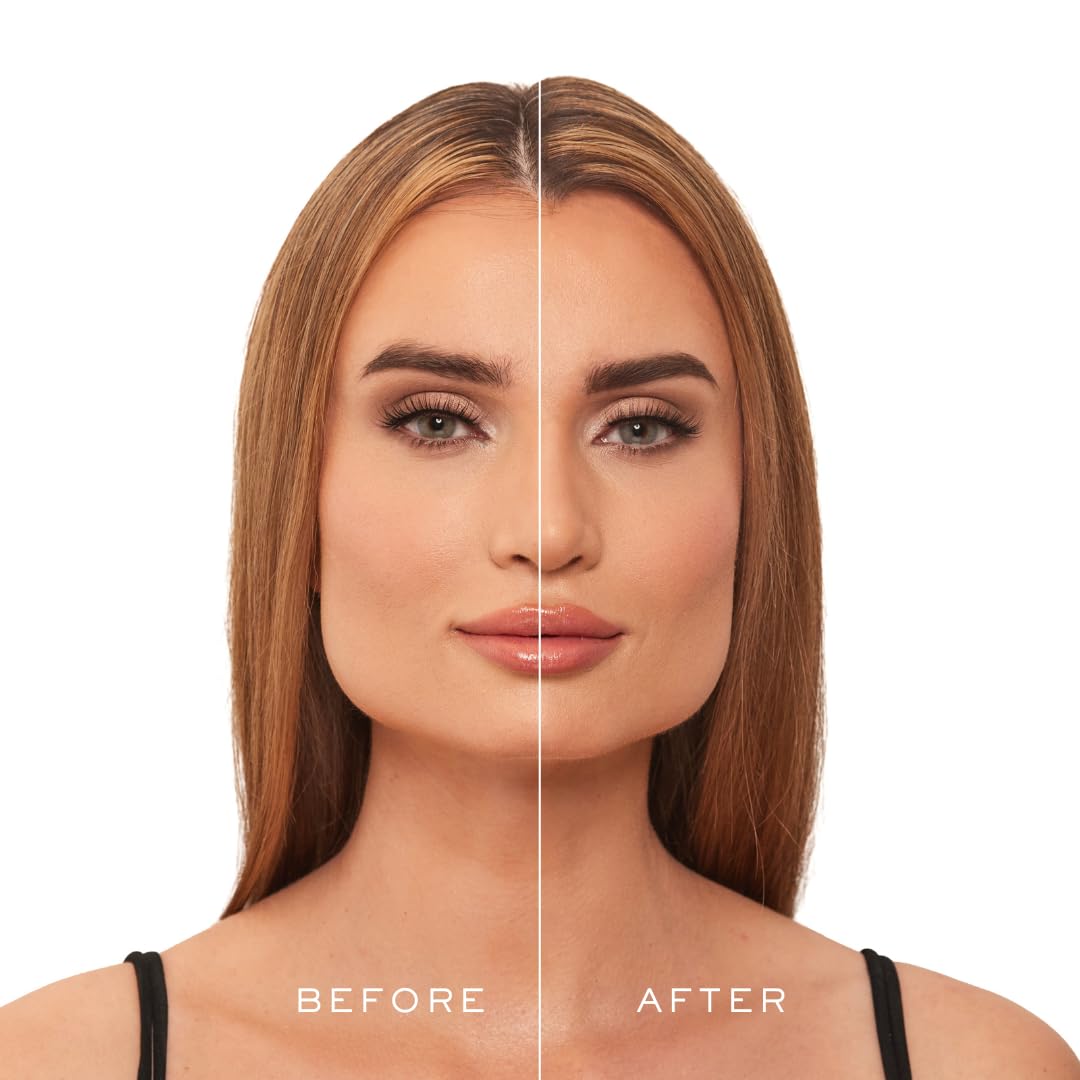 MADLUVV Exacto Brow Pencil for Flawless, Long Lasting, Realistic Brows with Dual-Ended Design Featuring Retractable Blade Tip for Precise Hair Like Detail and Blending Brush - Medium Brown