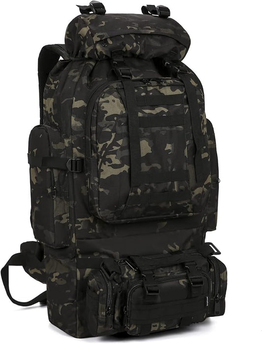100L Camping Hiking Backpack,Molle military Tactical rucksack backpack,Waterproof Lightweight Hiking Backpack