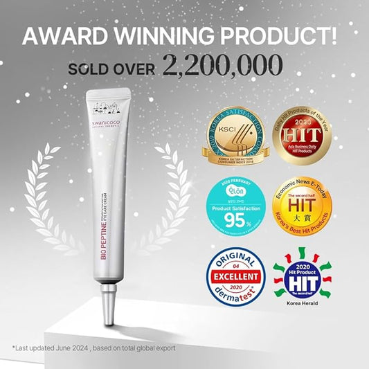 Fermentation Peptine Eye Care Cream + Revol Thioct Shot Ampoule for Cinderella Face Lift, Aging Care, Wrinkle Care, Skin Elasticity, Hydration