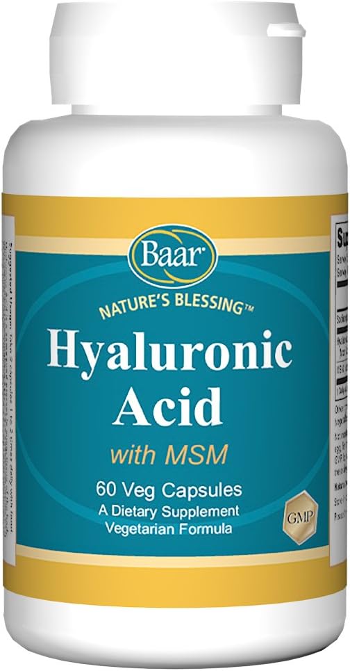 Baar Nature's Blessing Hyaluronic Acid with MSM VCaps