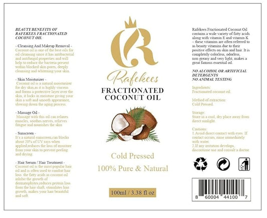 RAFEKEES FRACTIONATED COCONUT OIL