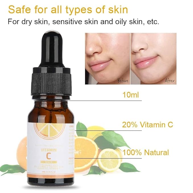 Face Serum, Vitamin E Serum, Moisturizing Serum, Face Beauty Skin Care Products for All Kinds of Skin Day or Night