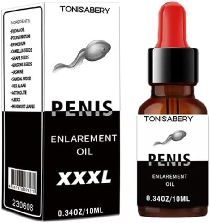 Massage Oil Enlargement Oil Increase Enlarge Gel Thicker Longer Stronger Large Size Enlarger Cream BLSEX for Men (F608-XXXL)