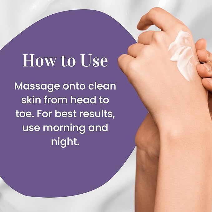 Saavy Naturals Lavender Chamomile Body Cream for Women, Absorbent Shea Butter Vegan Formula for Women, Thick and Creamy, Naturally Scented Body Butter for Dry Skin, 8.5 Oz, 2 Pack