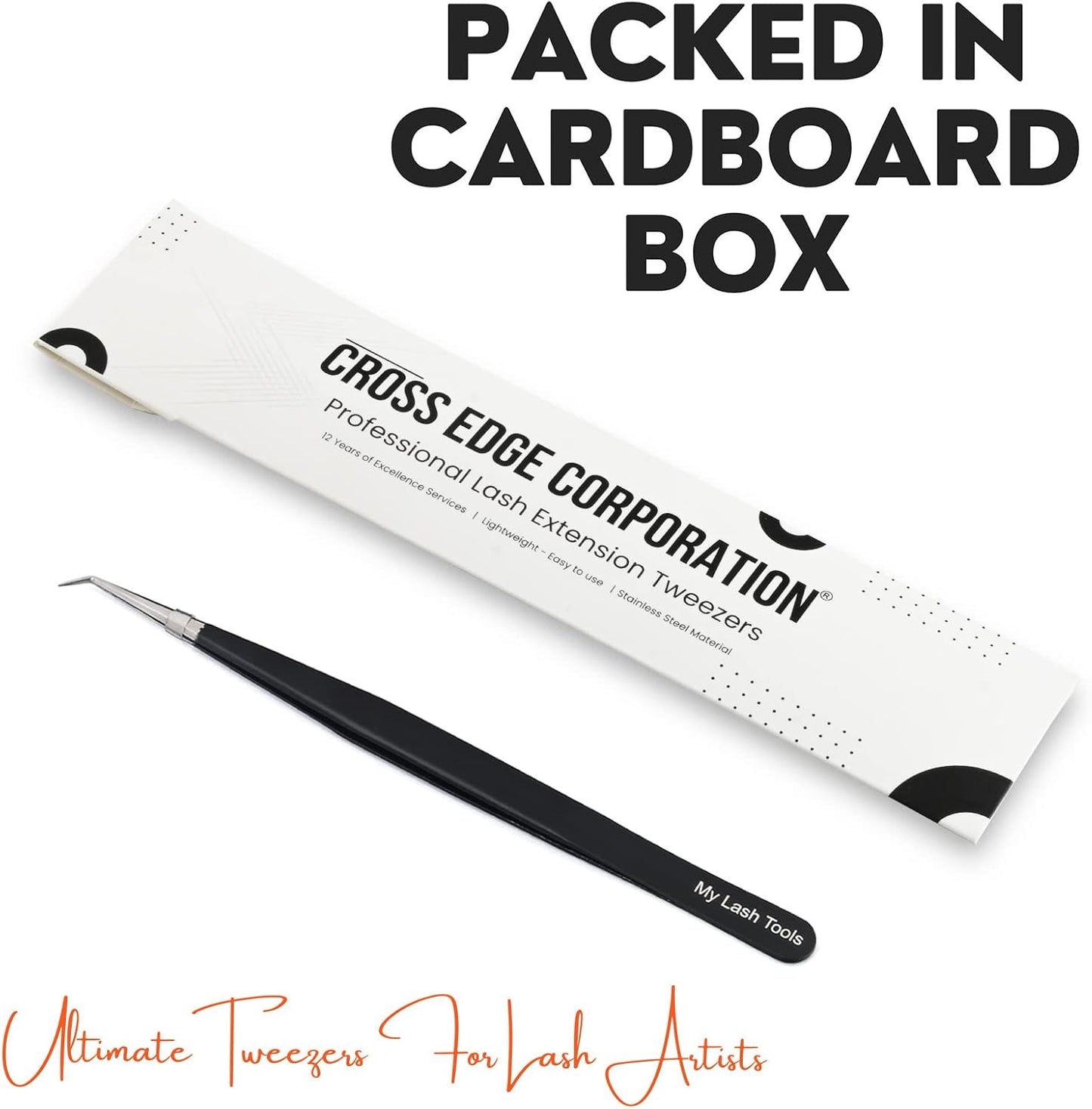 Isolation Lash Tweezers for Eyelash Extension Tweezer for Isolation Lash Extensions 14cm, Best for Individual Isolation & Classic Lashes Japanese Stainless Steel Matte Black)