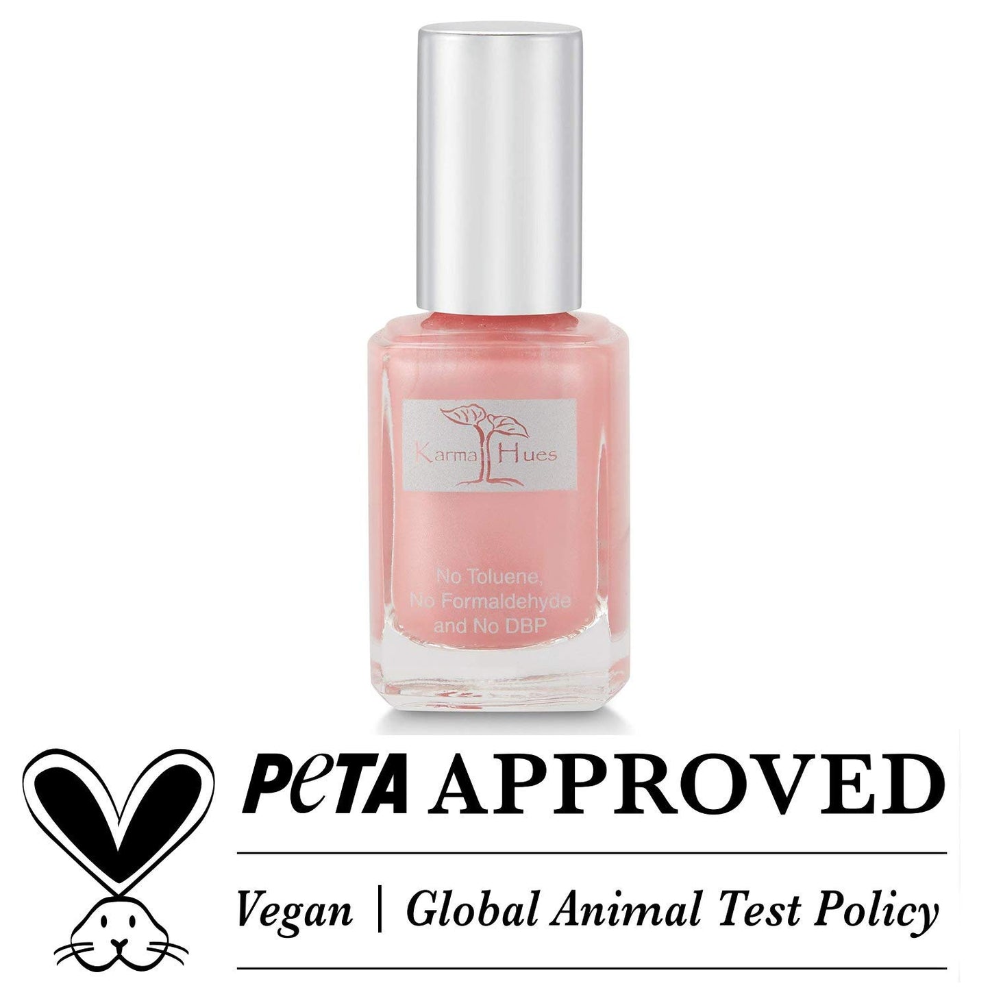 Karma Organic Natural Nail Polish-Non-Toxic Nail Art, Vegan and Cruelty-Free Nail Paint (FIRST KISS)