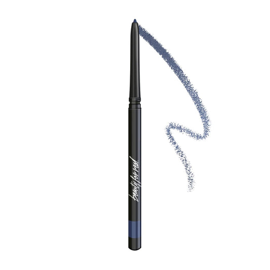 Beauty For Real I-Line 24-7 Waterproof Gel Eyeliner, In The Navy, Rich Blue Matte, Cruelty Free Blendable Gel Formula for Precision Application, 0.01oz