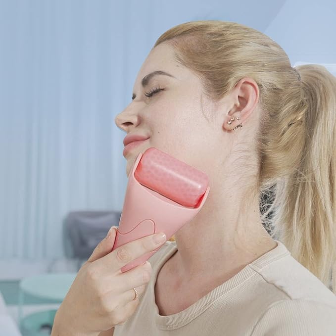 Ice Roller, Upgrated Ice Roller for Face, Eye Puffiness Relief, Prevents Wrinkles, Srinks Pores, Ice Face Roller Skin Care Products, Wonderful Christmas Gifts for Girls Women Sister Daughter Her