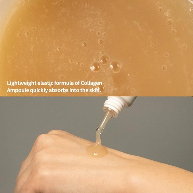 TheYEON Pumpkin Collagen Tension Up Ampoule / 20ml 0.67 fl.oz/Pore care,elasticity,skin nutrition/korean skin care, For Face Moisturization,Smoothening,and Even Tone-Skin Firming Hydrating