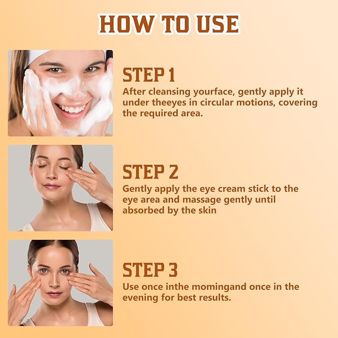 2PCS Lumibalm Stick For Under Eye Bags,Lumibalm Eye Serum Stick,For Eye Bags,For Puffiness and Bags Reduces Fine Lines