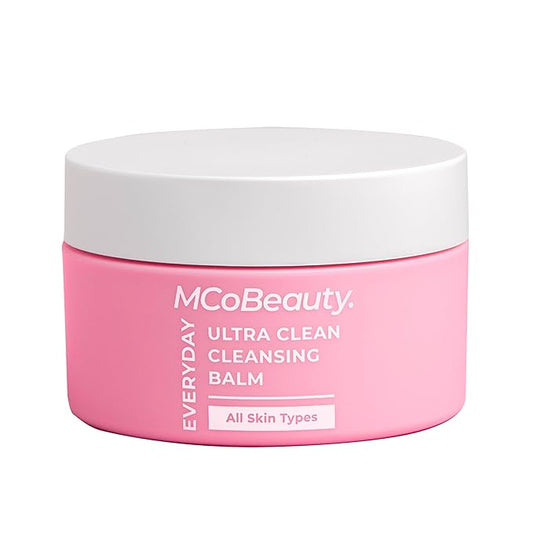 MCoBeauty Everyday Ultra Clean Cleansing Balm, Nourishing Makeup Remover with Jojoba & Sunflower Oils, Melts Away Waterproof Makeup & Impurities, Vegan, Cruelty Free Cosmetics.