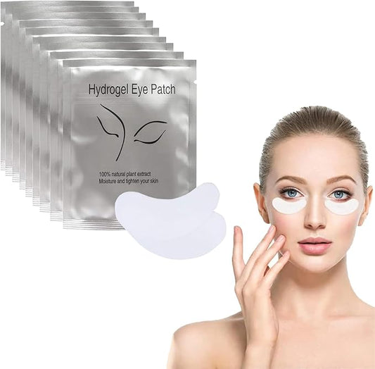 Eyelash Extension Gel Pads Kit - Lint Free False Eyelash Lash Extension Makeup Eye Gel Pads (200Pack)