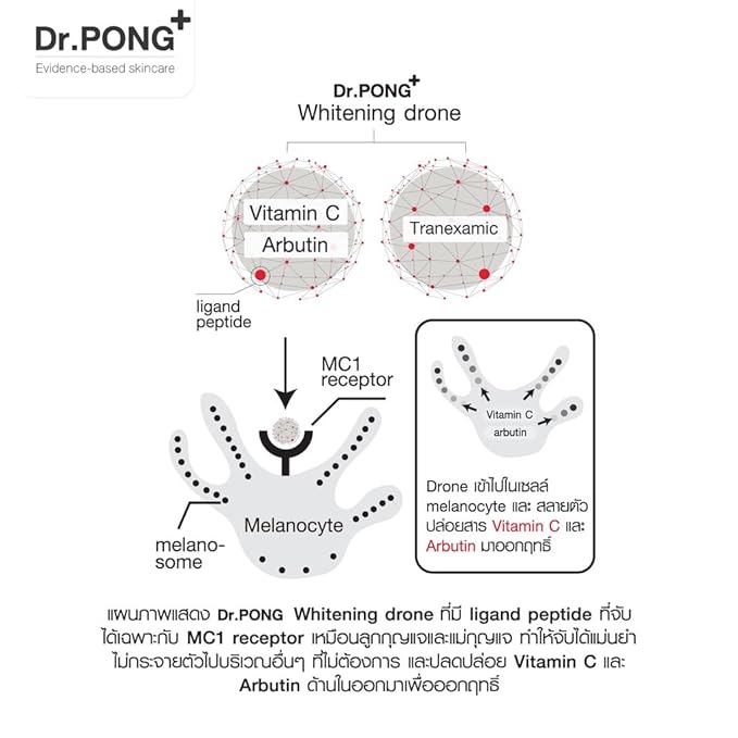 Dr.PONG MC1 DRONE MELAS CLEAR BODY SERUM 60ml