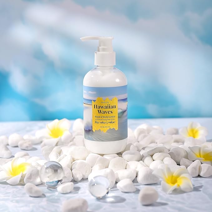 Duke Kahanamoku Beach Hawaiian Waves Hand & Body Lotion - Tidal Treasure Fragrance, 236ml (8 fl oz)