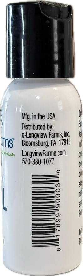 Longview Farms® Emu Oil - Hair and Body - 100% Pure & Refined | Pure Emu Oil for Skin & Hair Care | Premium Quality Hydration & Nourishment | 1 Fl. Oz