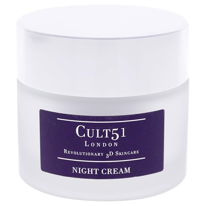 Cult51 Night Cream - Intensely Hydrating Moisturizer - Prevents, Reduces Signs Of Aging And Visible Wrinkles - Experience Glowing Skin And Deep Hydration - Renewing Treatment Restores Face - 1.6 Oz