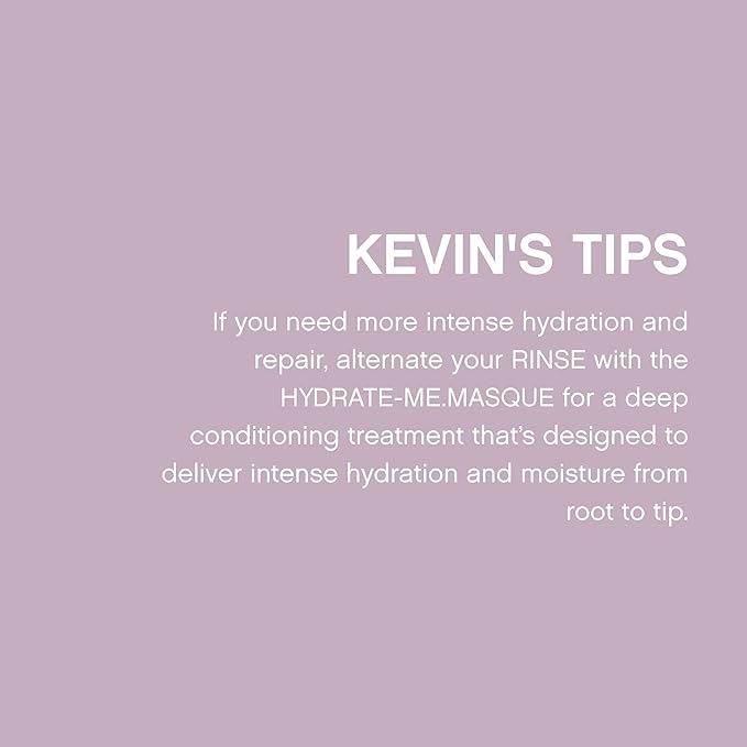 KEVIN.MURPHY HYDRATE-ME.MASQUE - Masque for Damaged Hair - For Normal to Dry Hair - Repair Formula - With Baobab Seed Oil & Rose Hip - Sulphate Free Care - 200 mL / 6.7 fl oz