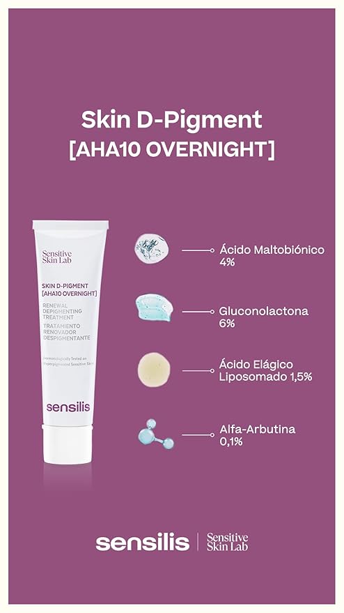 Sensilis Skin D-pigment Aha10 Overnight 30ml