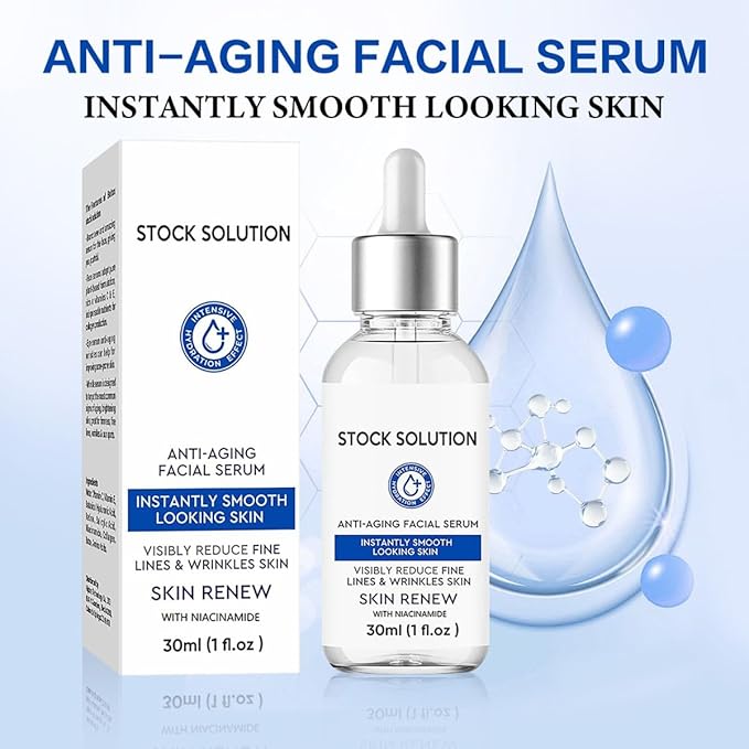 2 PCS Firming Facial Serum, Skincare Stock Solution, Stock Solution Facial Serum, Moisturizing and Firming, Moisturizing and Firming, Suitable for All Skin Types