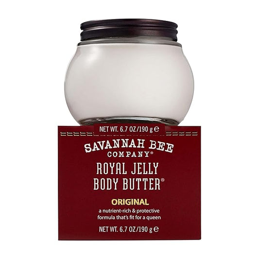 Savannah Bee Company Royal Jelly Body Butter - Deep Hydrating Body Butter for Dry Skin