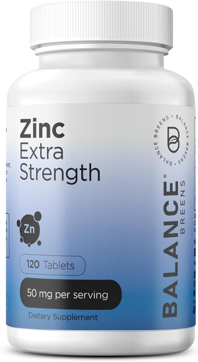 Balance Breens Pure Hyaluronic Acid 250mg with Vitamin C 50mg + Zinc 50mg Supplement Combo
