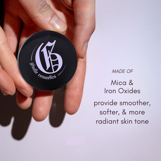 Black Cherry Loose Mineral Eyeshadow Palette - Versatile Make Up Kit with Highlighter Makeup, Glitter, Shimmer, and Colorful Shades