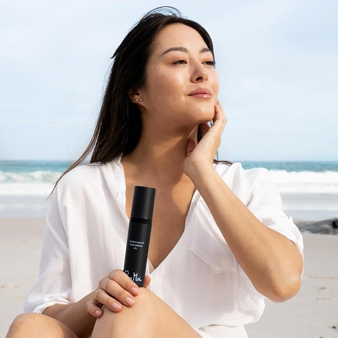 Pour Moi Blue Serum Climate-Smart Anti-Aging Formula with Hyaluronic Acid, Retinol, and Vitamin C