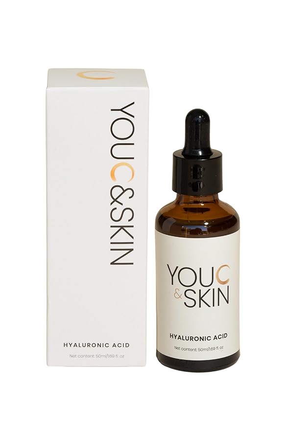 You C & Skin Hyaluronic Acid Serum for Face & Neck for Men & Women - Intense Hydration, Boosts Skin Elasticity, Repairs Skin Barrier