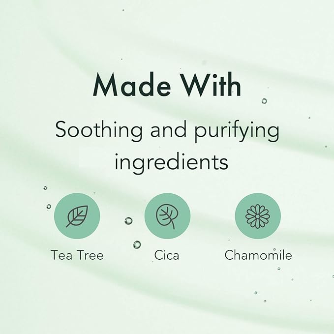 Rael Face Mask Skin Care, Tea Tree Face Masks - Bamboo Facial Sheet Mask, Korean Skincare, with Tea Tree Oil and Fruit Extracts, All Skin Types (Tea Tree, 5 Sheets)