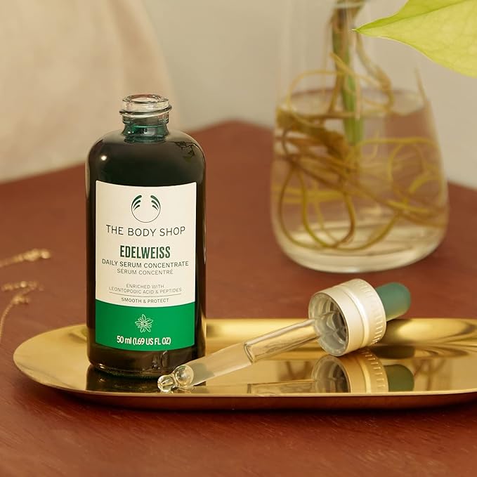 The Body Shop Edelweiss Daily Serum Concentrate – Hydrates and Refreshes Skin – Vegan – 50ml