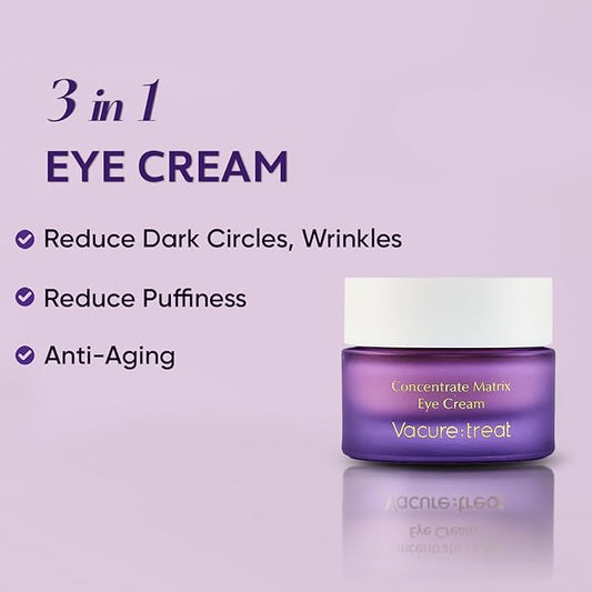 Eye Cream for Bag Under the Eyes, Dark Circles, Swelling Treatment, Anti-aging, Minimizes Wrinkles, Moisturizing Eyes Cream for Women, Suitable for Sensitive Skin 0.5Fl (15ml), 1 Count