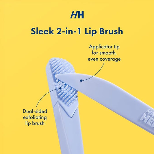 Handmade Heroes Lip Scrub, Reusable Lip Exfoliator - Gentle Exfoliant, Use with Sugar Lip Polish and Lip Exfoliator Scrubber for Chapped and Dry Lips 2pc