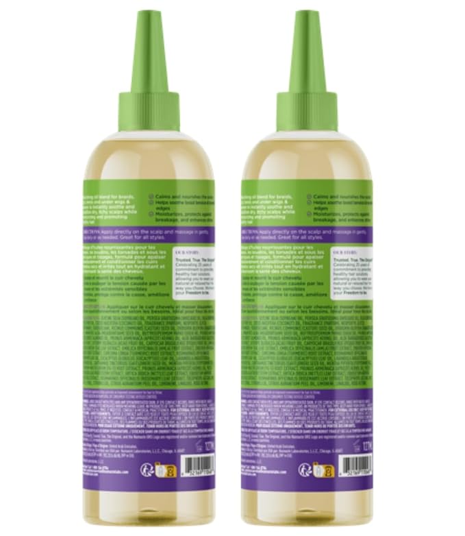 ORS Olive Oil Braidzone Soothing Scalp Oil with Lavender, Acai & Biotin for Nourishment 4.3 oz (Pack of 2)