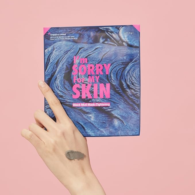 I'M SORRY FOR MY SKIN - Black Mud Mask - Tightening 10Pcs