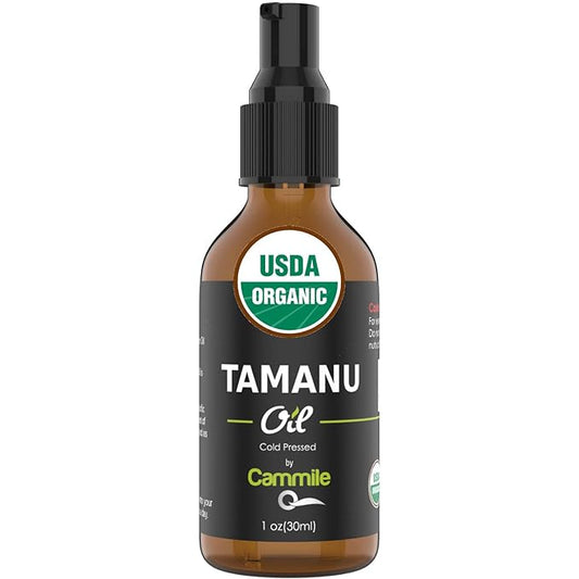 Organic Tamanu Oil - Natural Psoriasis Treatment - Great For Eczema, Acne & Scars - Cold Pressed