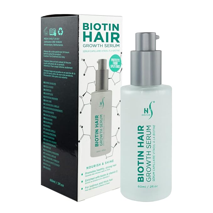 Keratin Hair Serum - Herstyler Biotin Hair Serum Set