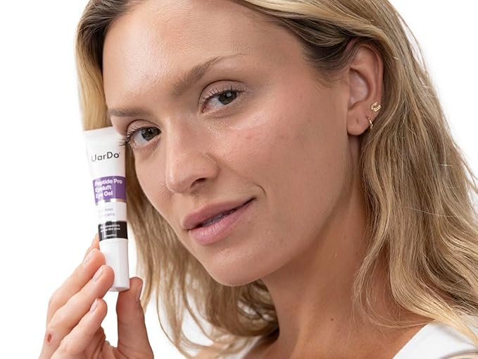 Uardo Peptide Pro Eyeluft Eye Gel 0.5 Fl Oz/ 15ml - usn113 | For All Skin Types | Targets Signs of Aging | Helps with Puffy Eyes & Wrinkles | For Women and Men