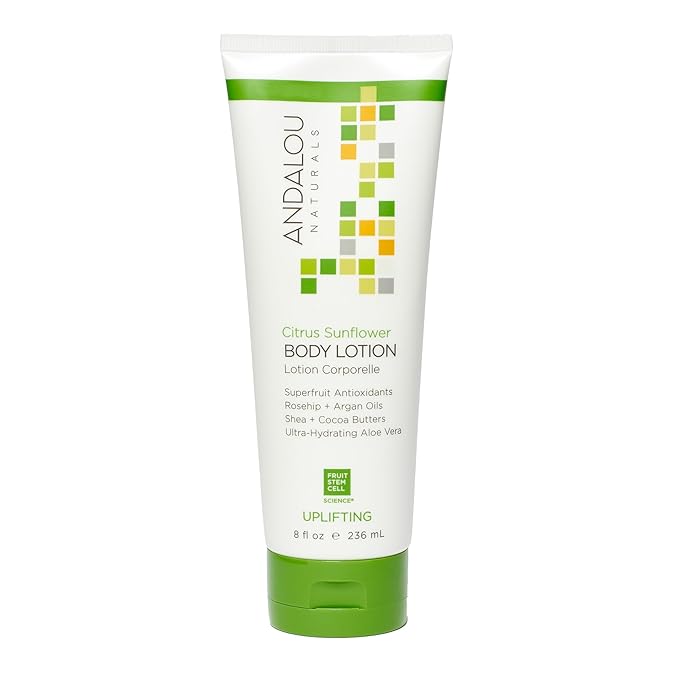 Andalou Naturals Citrus Sunflower Uplifting Body Lotion, 8 fl.oz (Packaging may vary)